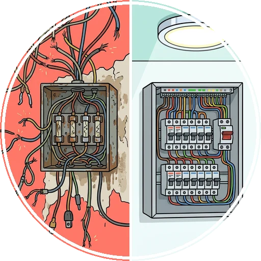 Electrical repairs service icon — wiring and panel upgrade, Silver Spring MD