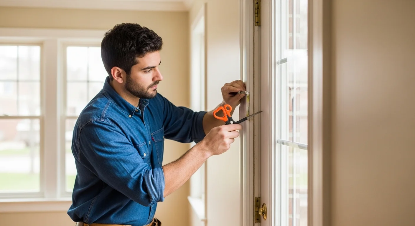 Professional handyman completing home repairs in Silver Spring MD